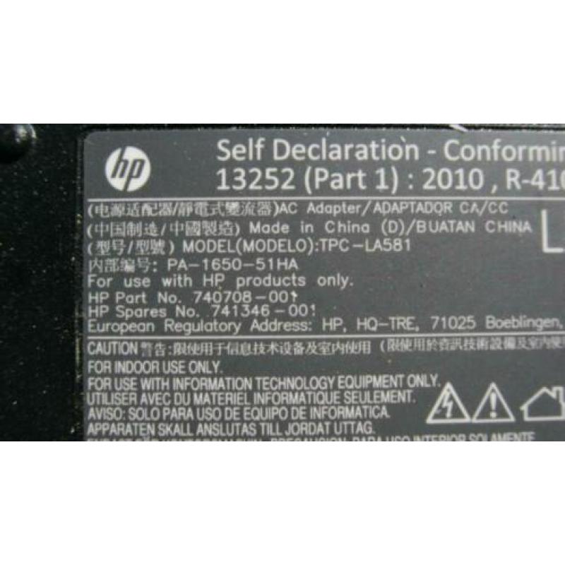 Adapter HP TPC-LA581 zie foto,s voor info