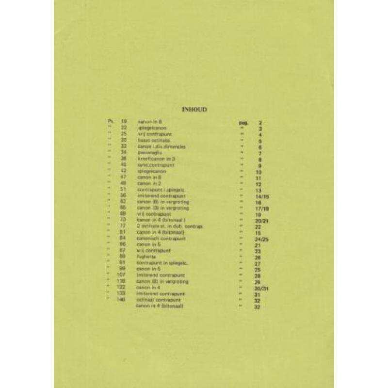 Herman Meima - 30 PSALMEN in 3 stemmig contrapunt