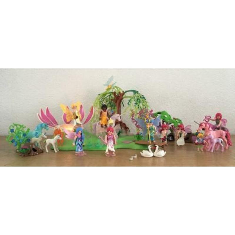 Playmobil feeën eiland met extra feeën/elfjes