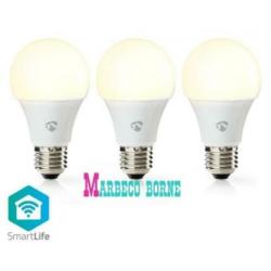 SmartLife Wi-Fi Smart LED-Lamp | Warm Wit | E27 | 3-Pack
