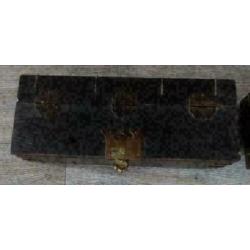 2 stuks Chinese opberg kist van hout