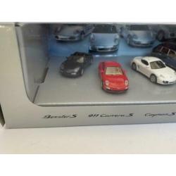 Porsche set van Schuco 1:87 (uniek en nieuw in doos)