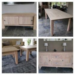 Massief eiken dressoir