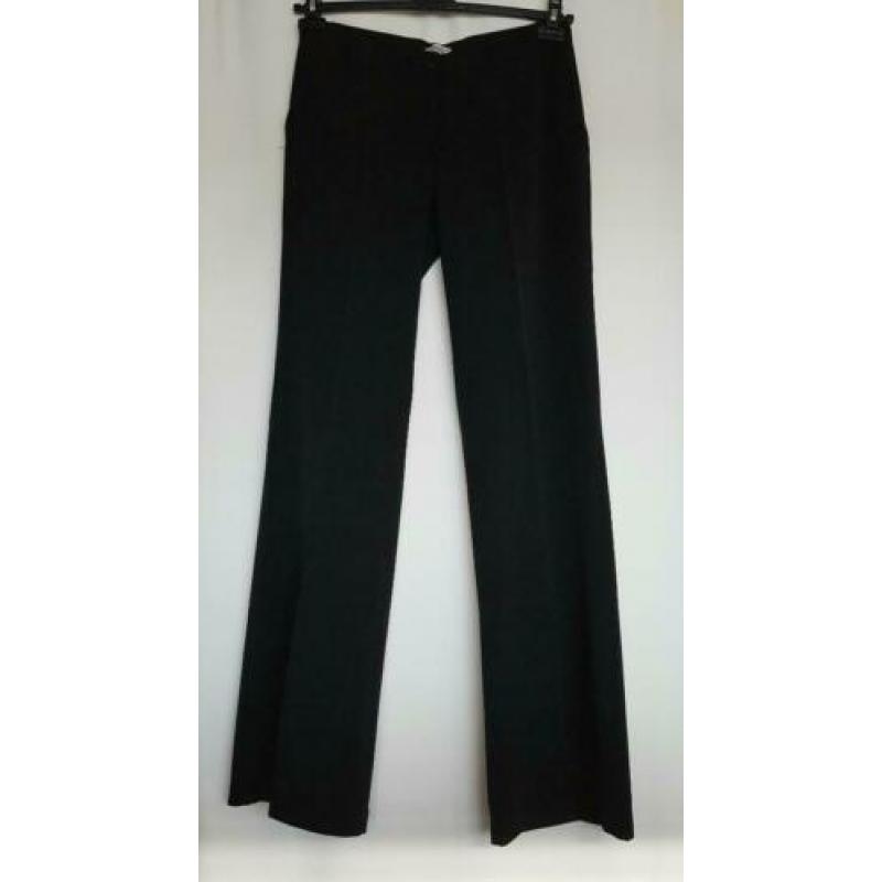 Nette Pantalon/Broek 38/40 Zwart Kreuk en strijkvrij Nieuw
