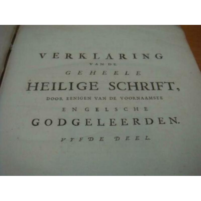 Verklaring van de geheele Heilige Schrift - Het boek Job