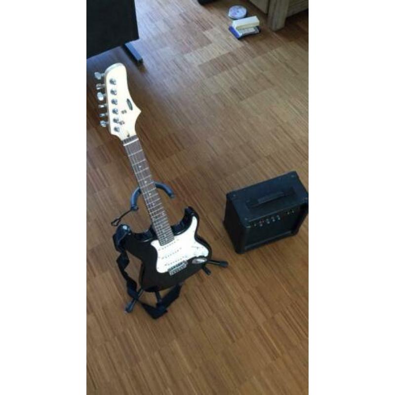 Elektrische gitaar met vele extra’s
