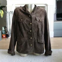 Mooie Suede Miss Etam Jas (L) winterjas