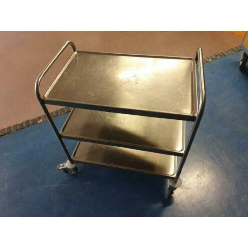 Hupfer rvs serveerwagen keuken