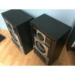 Retro Philips F9412 3-weg speakers,