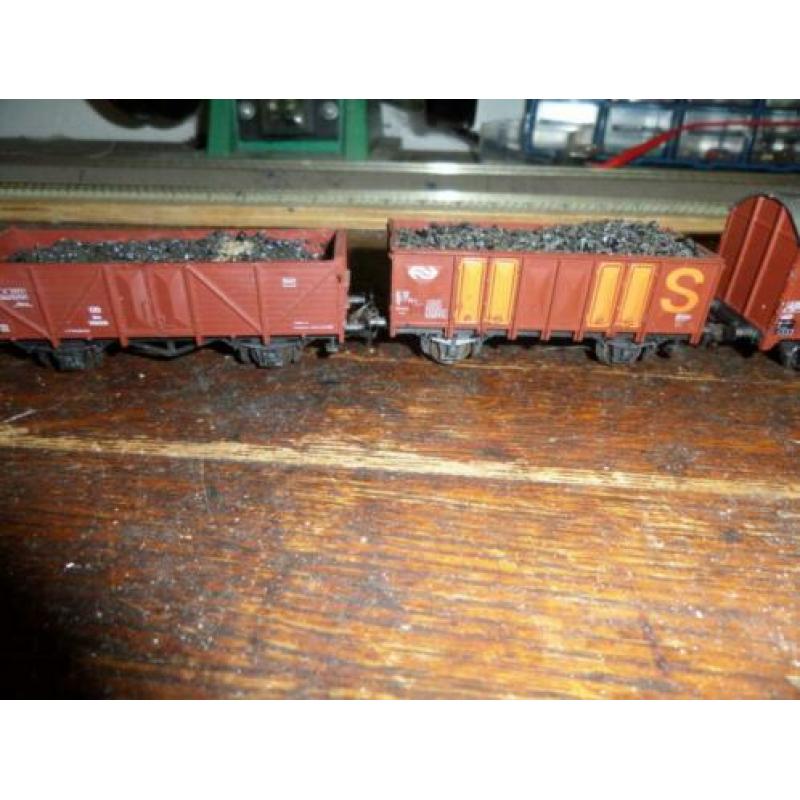4x wagons geen doos roco Op onzinbiedingen wordt niet gereag