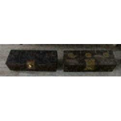 2 stuks Chinese opberg kist van hout