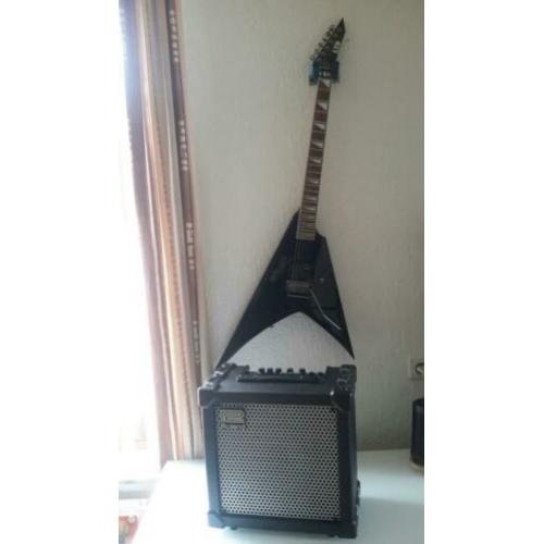 ESP/LTD Alexi 200 en Roland Cube 40xl versterker