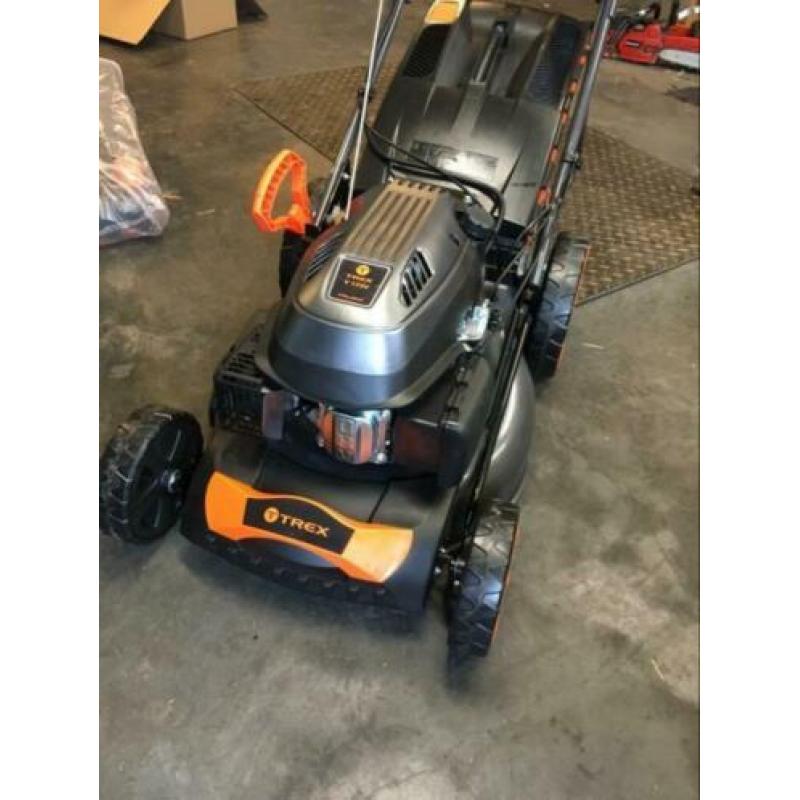grasmaaier trex met mulch en opvang prijzen vanaf 249 euro