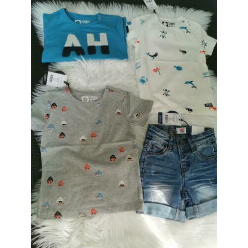 Tumble N Dry Set 4 delig Maat 80 Nieuw Tshirt Zomer Short