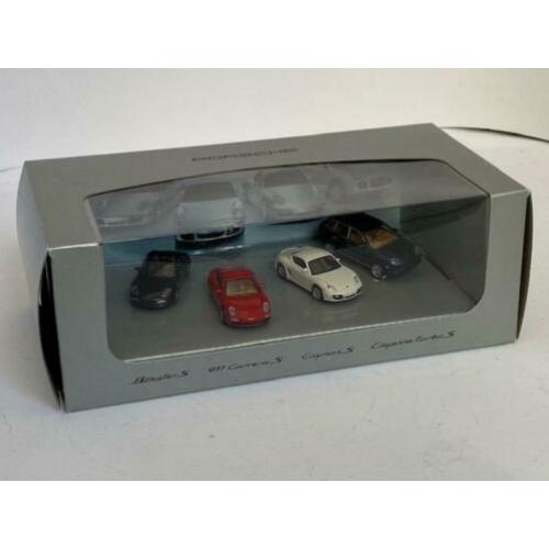 Porsche set van Schuco 1:87 (uniek en nieuw in doos)