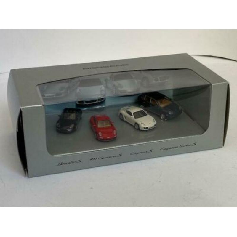 Porsche set van Schuco 1:87 (uniek en nieuw in doos)