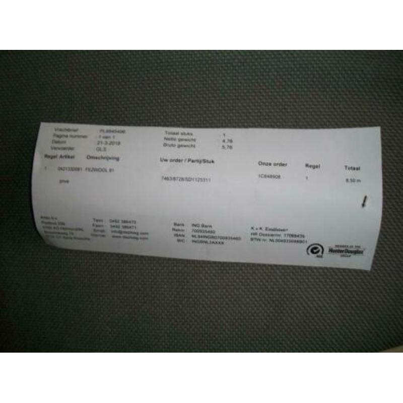 STOF VOOR DESIGN: Coupon De Ploeg Fezwool 81 stof (grijs)