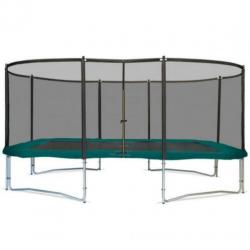 Magic Jump rechthoekige trampoline 525 x 305 met net 470