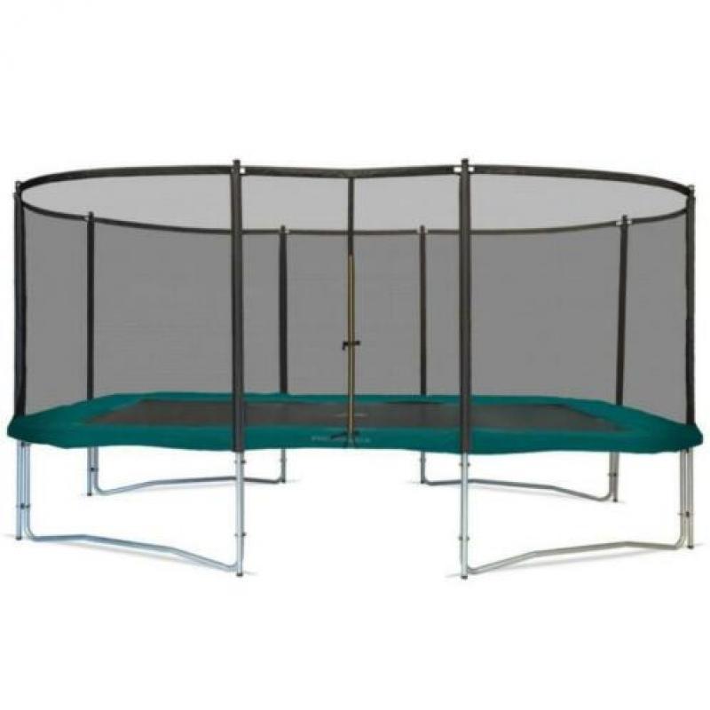 Magic Jump rechthoekige trampoline 525 x 305 met net 470