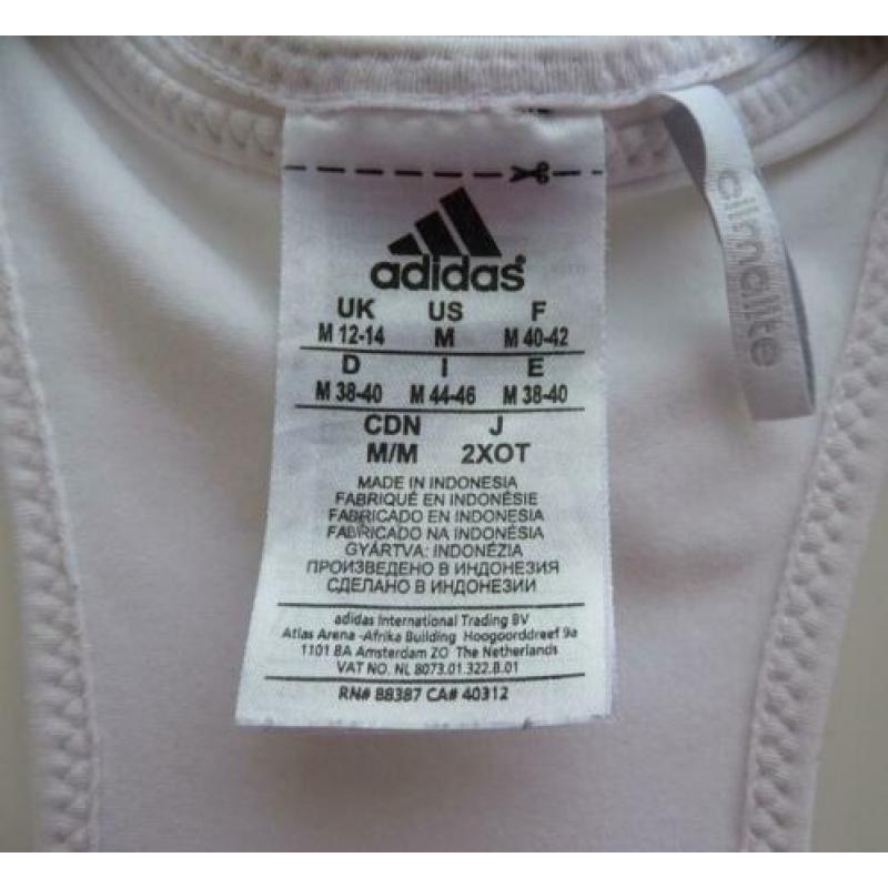 adidas: tanktop / T-shirt (maat 38 - 40) GRATIS VERZENDING