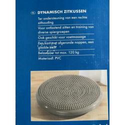 Dynamische zitkussen/voetmassage nieuw/training spiergroepen