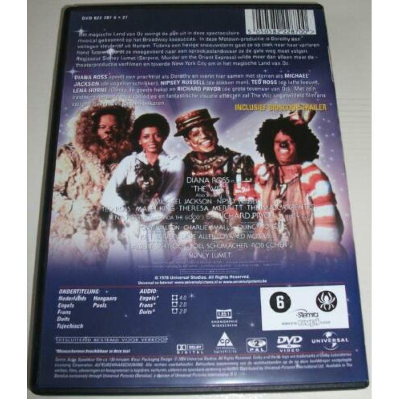 Dvd *** THE WIZ *** The Motown Version of "The Wizard of Oz"