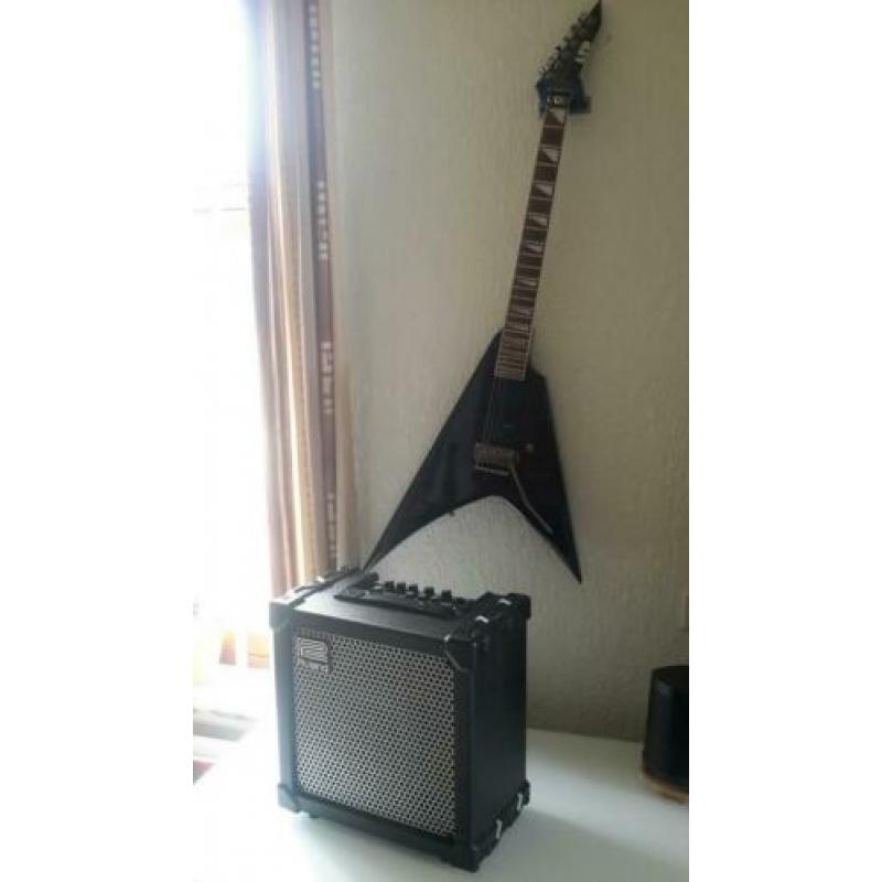 ESP/LTD Alexi 200 en Roland Cube 40xl versterker