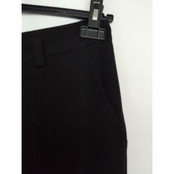 Nette Pantalon/Broek 38/40 Zwart Kreuk en strijkvrij Nieuw
