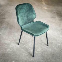 Velours kuipstoelen, Velvet horeca stoelen woood slee. 846
