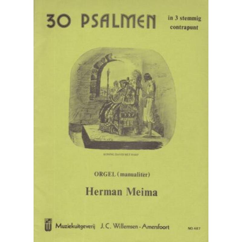 Herman Meima - 30 PSALMEN in 3 stemmig contrapunt