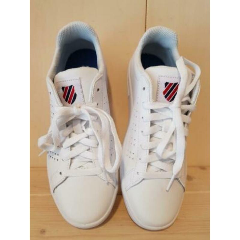 K SWISS ! Nieuw ! spierwitte sneakers, maat 38.