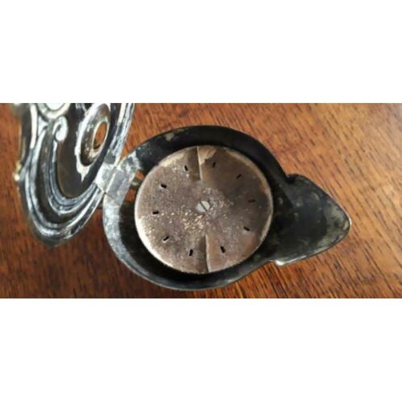 Oosterse wierook brander messing