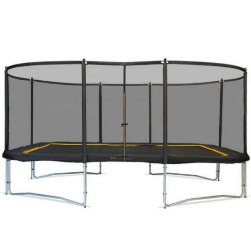 Magic Jump rechthoekige trampoline 525 x 305 met net 470