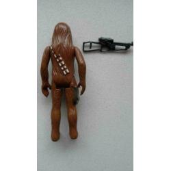Vintage star wars Chewbacca met wapen origineel 1977