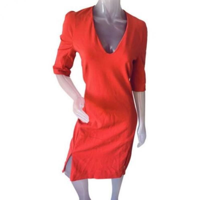 Diane von Furstenberg koraal stretch jurk - 12 / 38