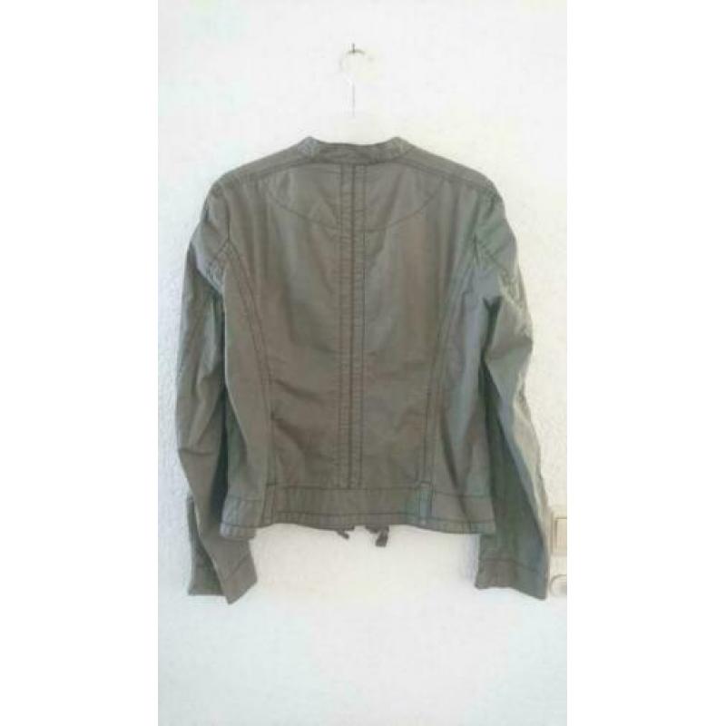 Esprit zomerjas zomer jas jack zomerjack legergroen S