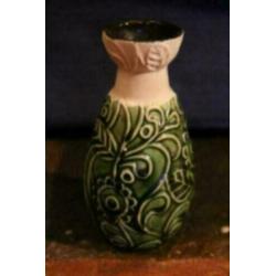 Vintage vaas, Bay, West Germany, 19 cm