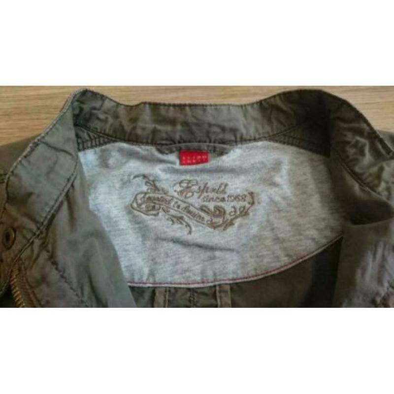 Esprit zomerjas zomer jas jack zomerjack legergroen S