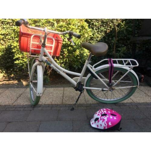Alpina meisjesfiets 22 inch incl kratje en helm