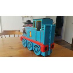 Thomas de Trein opbergbox vol met treintjes
