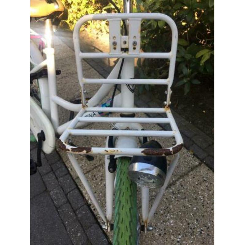 Alpina meisjesfiets 22 inch incl kratje en helm