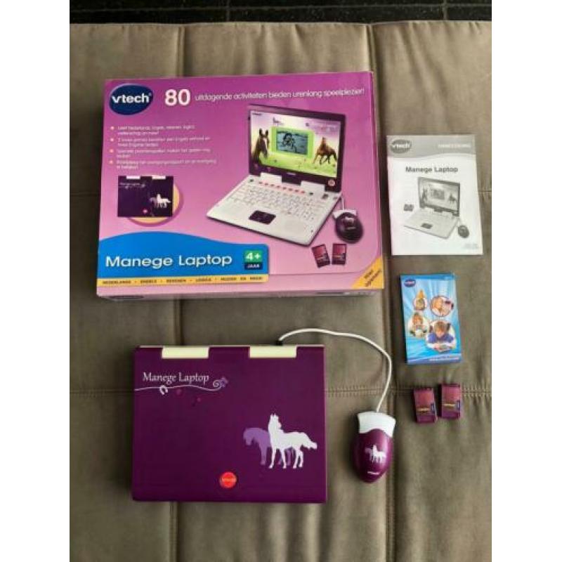 Vtech Manege laptop (compleet in doos)