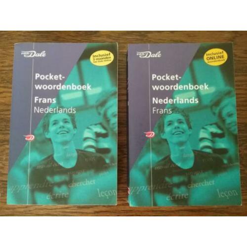 2 Van Dale pocketwoordenboeken Frans-Nederlands-Frans
