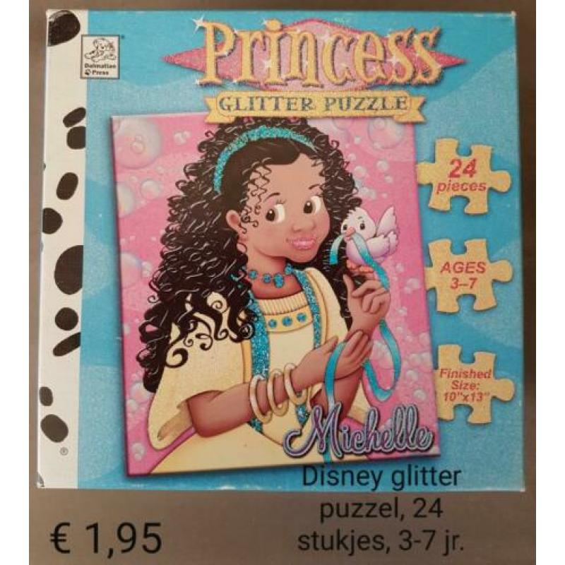 Kinderpuzzels 3-7 jr, 15 tot 104 stukjes, nieuw en 2e hands