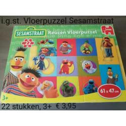 Kinderpuzzels 3-7 jr, 15 tot 104 stukjes, nieuw en 2e hands