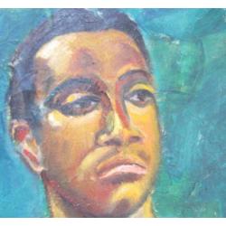 ==portret van een neger==Frederick Serger 1889-1965===USA==