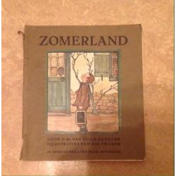 Kinderboek Zomerland jaren 30