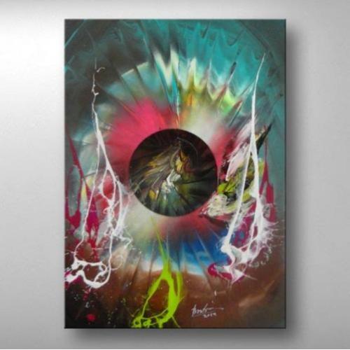 " The Deep " Prachtig Acrylschilderij van illias