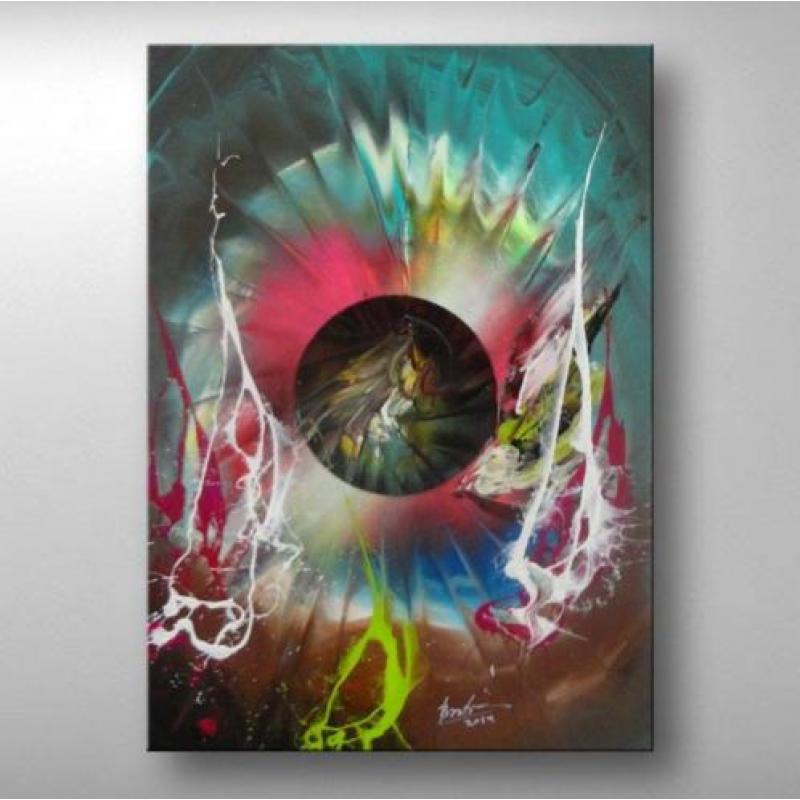 " The Deep " Prachtig Acrylschilderij van illias