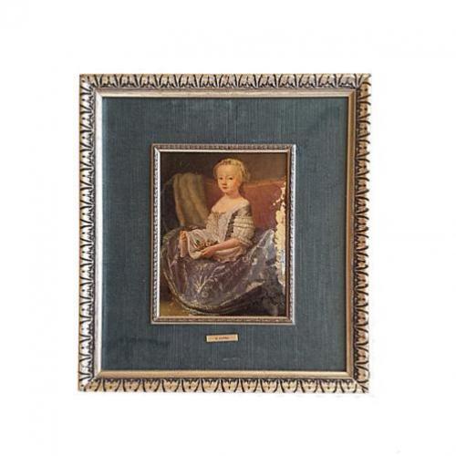 polysmalt -Maria Teresa van Savoye - G. Dupra - reproductie
